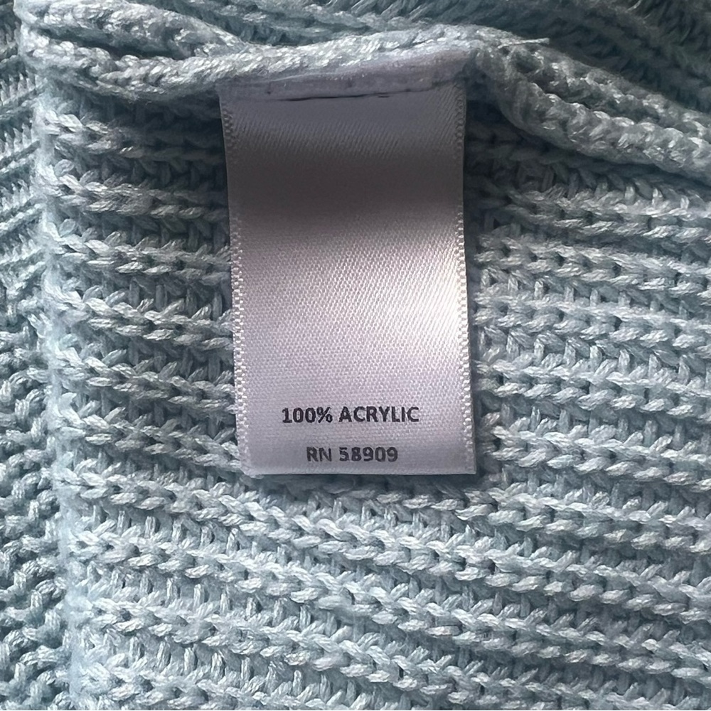 Chelsea & Violet Light Blue Knit Sweater - Picture 5 of 7